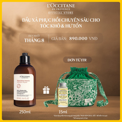 Dầu Xả Phục Hồi Chuyên Sâu Cho Tóc Khô & Hư Tổn L'Occitane Intensive Repair Conditioner 250ml