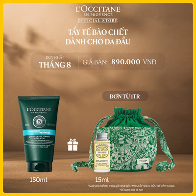 Tẩy Tế Bào Chết Dành Cho Da Đầu L'Occitane Purifying Freshness Scalp Scrub 150ml