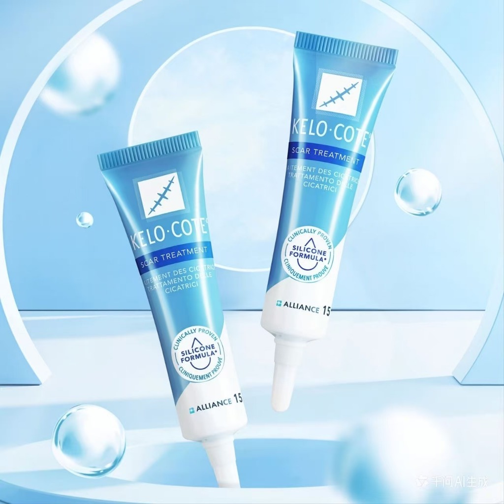 Kem giảm sẹo Kelo Cote giảm sẹo lồi, sẹo phẫu thuật, sẹo lâu năm Kelo-Cote Silicone Scar Gel 15g