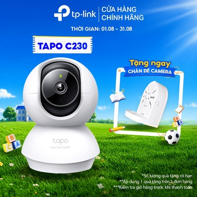 [Độ Phân Giải 3K] Camera Wi-Fi Trong Nhà TP-Link Tapo C230 | Thông Báo Thông Minh, Phát Hiện AI