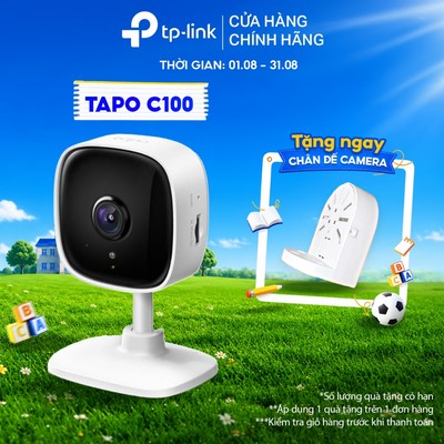 [1080p Full HD] Camera WiFi Trong Nhà TP-Link Tapo C100 (1080p) / C110 (3MP) | Nhìn Đêm | Phát Hiện Chuyển Động