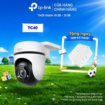 Camera An Ninh Ngoài Trời TP-Link Tapo TC40 / C510W / C520WS/ C530WS/ C560WS Quét 360 Độ, AI Phát Hiện Chuyển Động