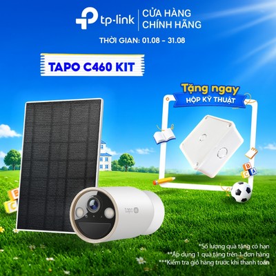 Camera WiFi Ngoài Trời TP-Link Tapo C460/ C460 KIT Năng Lượng Mặt Trời, Chất Lượng 4K