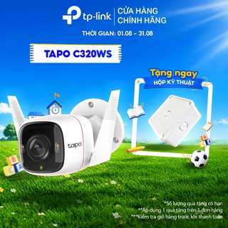 [Hồng Ngoại, 2K QHD] Camera WiFi Ngoài Trời TP-Link Tapo C320WS | Nhìn Đêm Có Màu | Phát Hiện Chuyển Động | Chống Nước