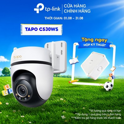 Camera Giám Sát Ngoài Trời TP-Link Tapo C530WS – 3K 5MP, Quay Quét 360, Nhận Diện AI Thông Minh