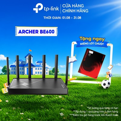 Router WiFi TP-Link Archer BE600 BE9700 – WiFi 7 Ba Băng Tần, Cổng 10Gbps, EasyMesh, HomeShield