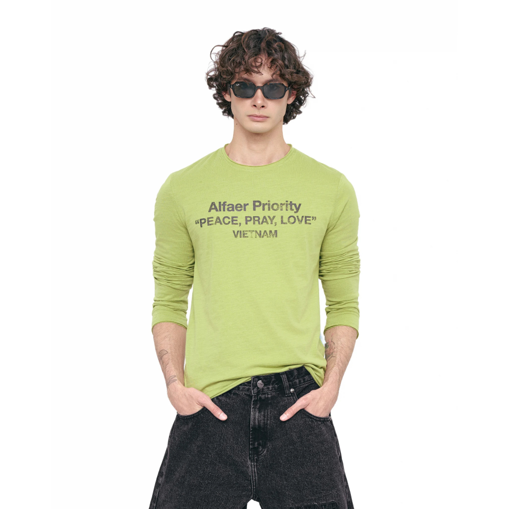 ÁO "ALFAER" SPIRIT LONGSLEEVE T-SHIRT - GREEN