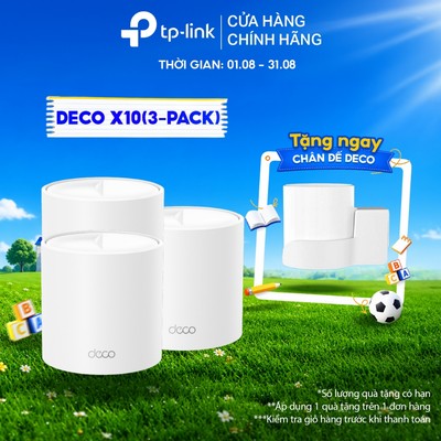 Bộ Phát Wifi Mesh TP-Link Deco X10 Wifi 6 AX 1.5Gbps