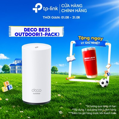 Bộ Phát Wifi Mesh TP-Link Deco BE25-Outdoor | Tốc Độ 5000Mbps | Phủ Sóng Cả Nhà | Wi-Fi 7