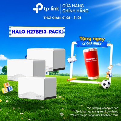 Hệ Thống Wi-Fi Mesh Mercusys Halo H27BE Wi-Fi 7 BE3600 | Hai Băng Tầng, MLO, Multi-Gigabit