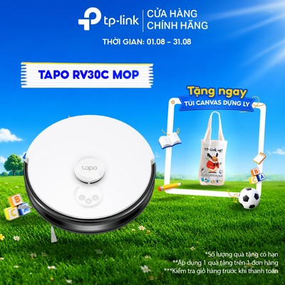 Robot Hút Bụi Và Lau Nhà TP-Link Tapo RV30C Mop / RV30C Mop Plus Tích Hợp Công Nghệ, Lực Hút 4200Pa