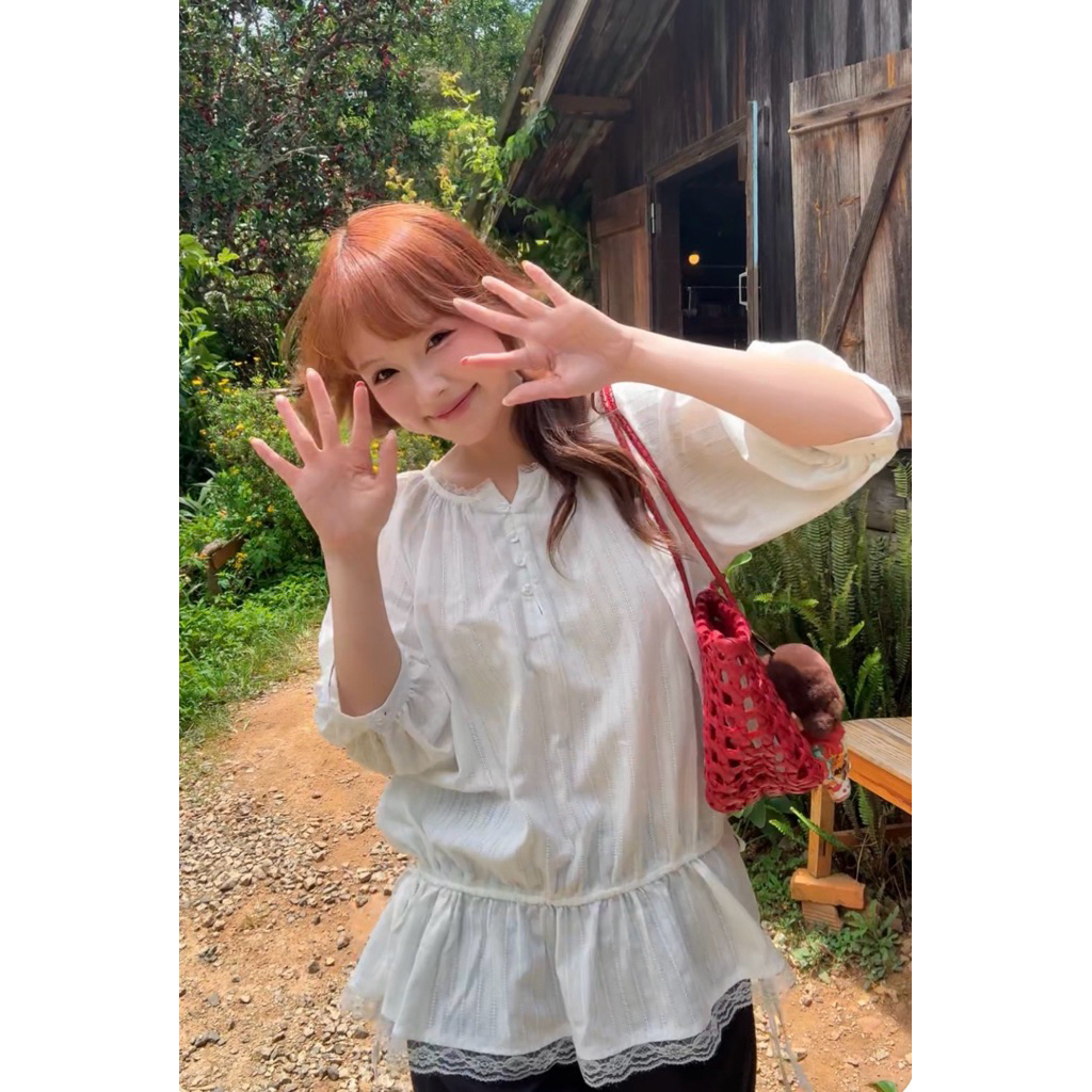 Áo kiểu babydoll Kimmy Top ୨୧ 𝐁𝐲 𝐄𝐢𝐠𝐡𝐭𝐞𝐞𝐧 𝐀𝐠𝐚𝐢𝐧