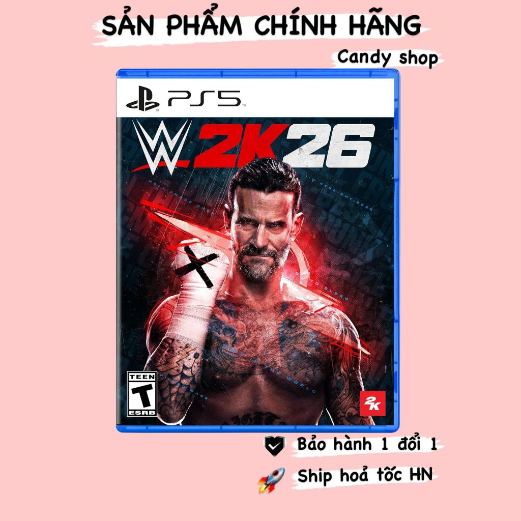 Đĩa Game WWE 2K26 PS5