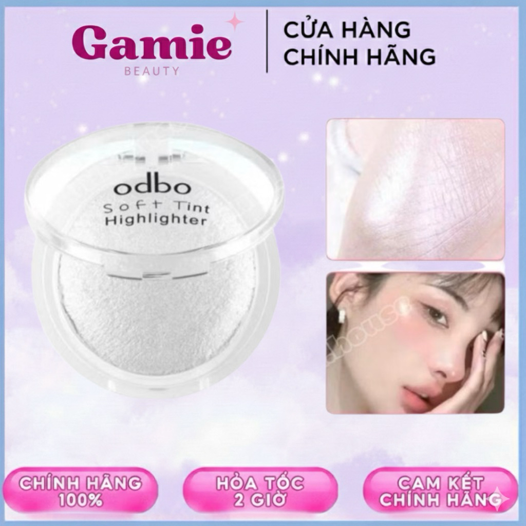 [ODBO] PHẤN BẮT SÁN ODBO TRÒN HIGHLIGHT BẮT SÁNG TỰ NHIÊN, NHŨ MỊN, NHỎ GỌN TIỆN LỢI BẮT SÁNG NUNIHO