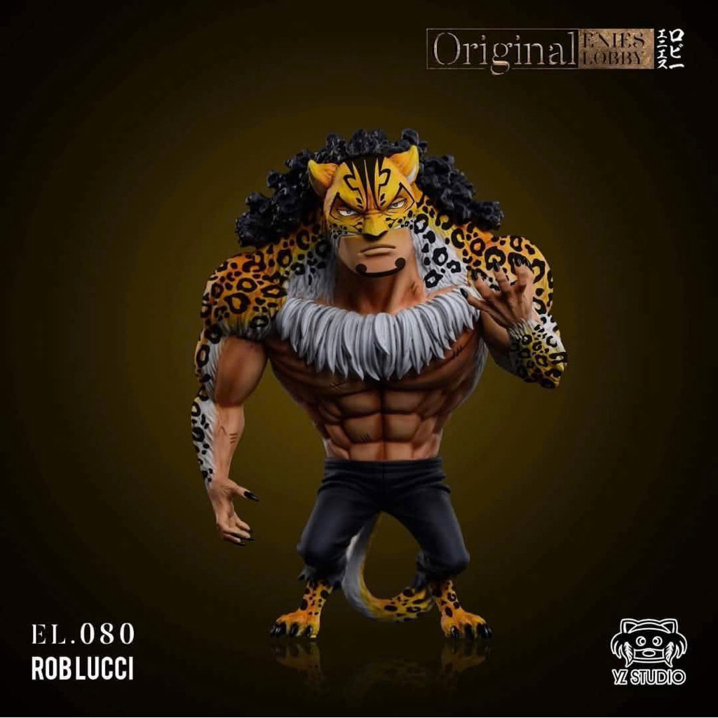 Mô hình Resin WCF chính hãng Yz Studio One Piece Enies Lobby Arc EL080 Đặc Vụ CP9 Rob Lucci Báo Gấm