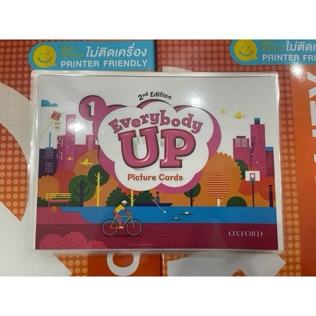 Flash Card Everybody Up 1 2nd ( Tranh 2 mặt A5 ép plastic )
