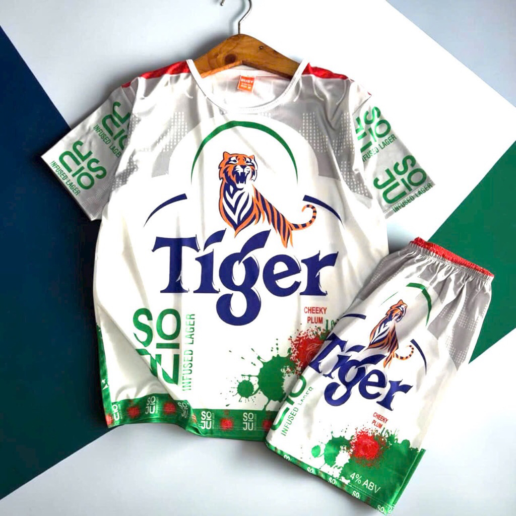 Bộ thun 3D mẫu bia TIGER SOJU từ 7-75kg