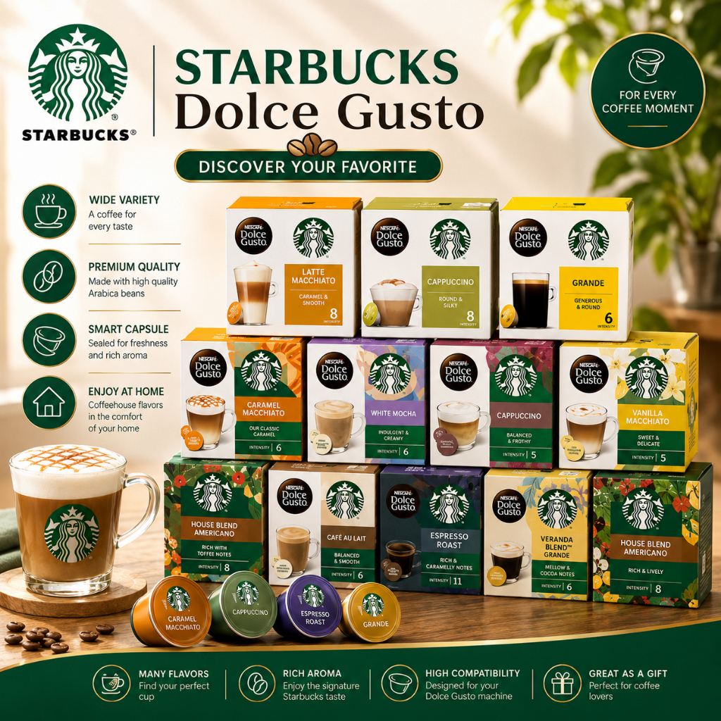 Cà Phê Viên Nén Nescafe Dolce Gusto S0368, Viên Nén Cafe Dolce Gusto
