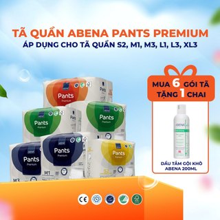 Tã quần người lớn abena pants premium siêu thấm hút 2.4l thoải mái qua đêm size m3 l3
