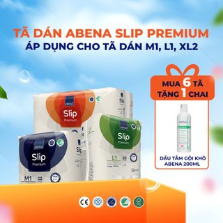 Tã dán người lớn abena slip premium size l1 siêu thấm hút 2.5l dùng ban đêm từ đan mạch gói 10 miếng