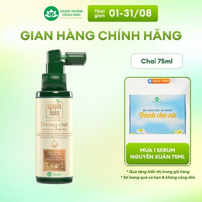 Serum Dưỡng chất Dưỡng Tóc và Da đầu Nguyên Xuân 75ml KM 15ml