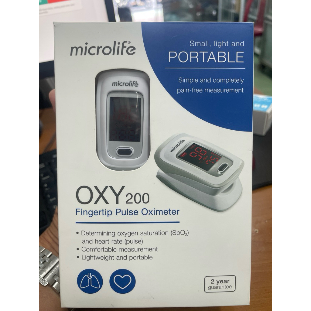 Máy đo nồng độ Oxy trong máu và nhịp tim Microlife OXY 200