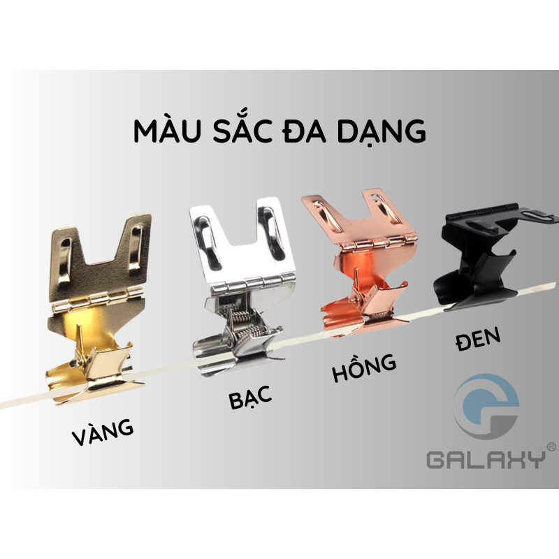 COMBO KẸP WOBBLER Kẹp kệ bánh vàng - bạc - trắng, Kẹp giấy sale, kẹp wobbler, kẹp tên - giá sản phẩm