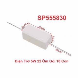 Điện Trở 5W 22 Ôm Gói 10 Con
