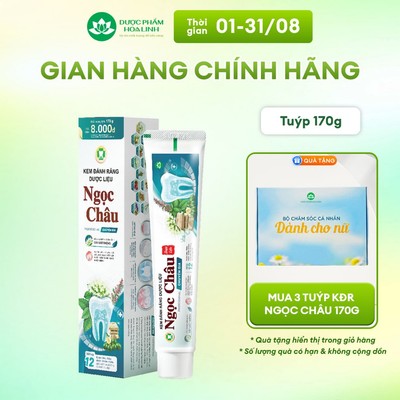 Kem đánh răng dược liệu Ngọc Châu chuyên gia 170g