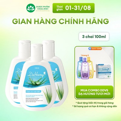 Combo 3 Dung dịch vệ sinh Dạ Hương Chăm sóc toàn diện 100ml