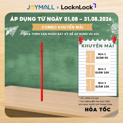 Ống hút nhựa PP LHC002STW, nhựa AS HAP507STW phù hợp cho ly bình giữ nhiệt Lock&Lock - JoyMall