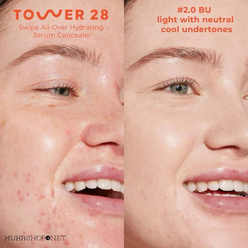 Che Khuyết Điểm Tower 28 Swipe All-Over Hydrating Serum Concealer