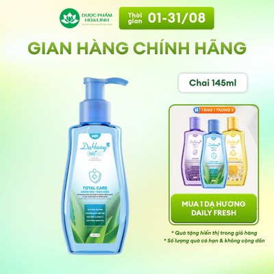 Dung dịch vệ sinh Dạ hương Daily Fresh Total Care - Giúp CHĂM SÓC TOÀN DIỆN 145ml