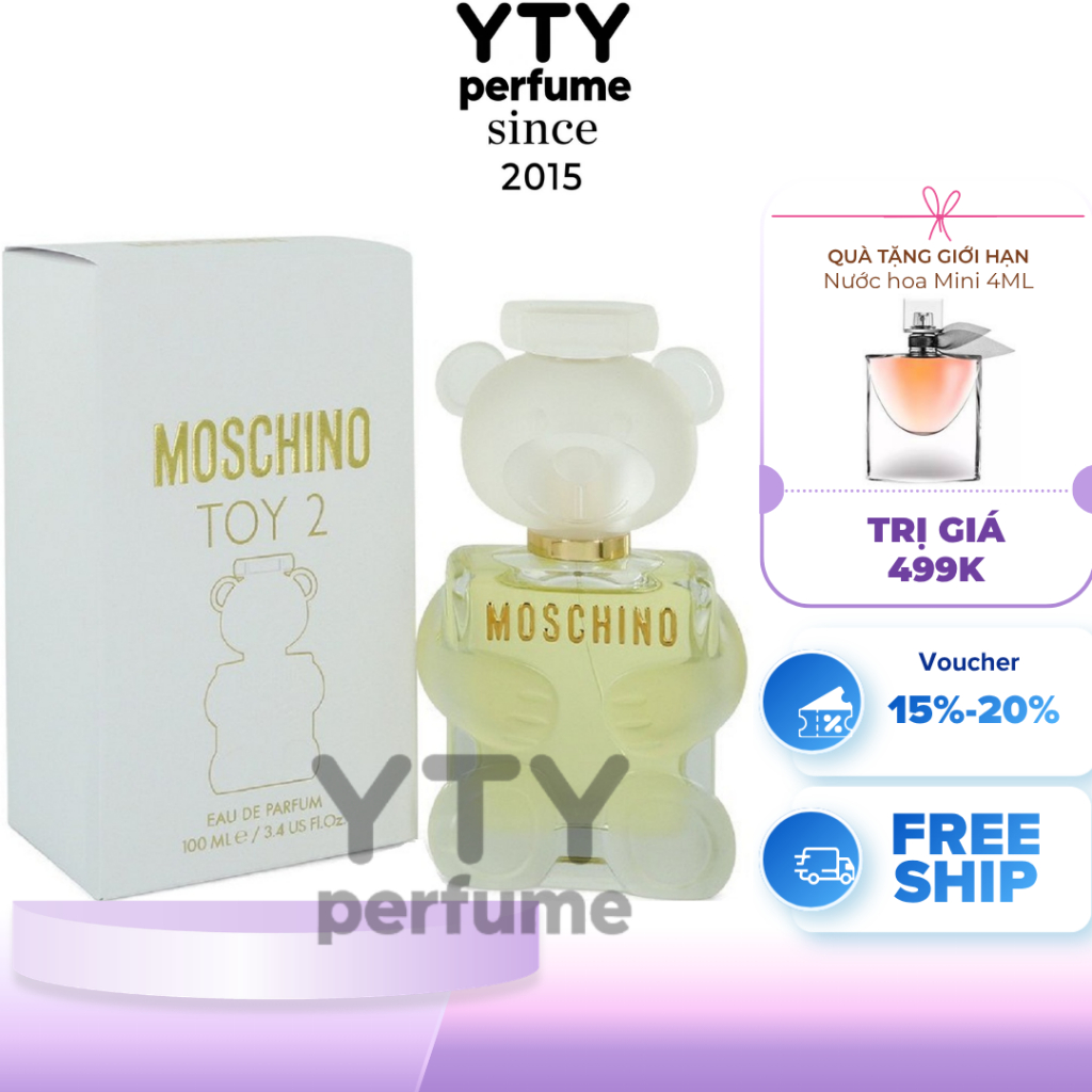 (Hỏa tốc HCM) Nước hoa nữ Moschino Toy 2 EDP 100ml Auth FULL BOX