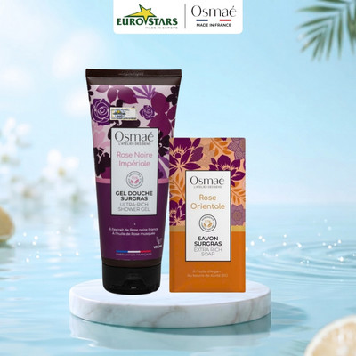 Sữa Tắm & Xà Phòng Nước Hoa Thuần Chay Osmaé Nhập Khẩu Pháp - Dưỡng Ẩm Dịu Nhẹ, Lưu Hương 3 Tầng