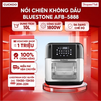 Nồi Chiên Không Dầu BlueStone AFB-5888 10 Lít 1800W