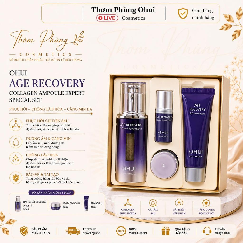 OHUI Age Recovery Collagen Ampoule Expert Special Set