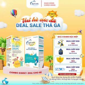 Combo Avisure D3MK7 và Avisure DHA smart kid hỗ trợ bé cao lớn, thông minh, mắt sáng