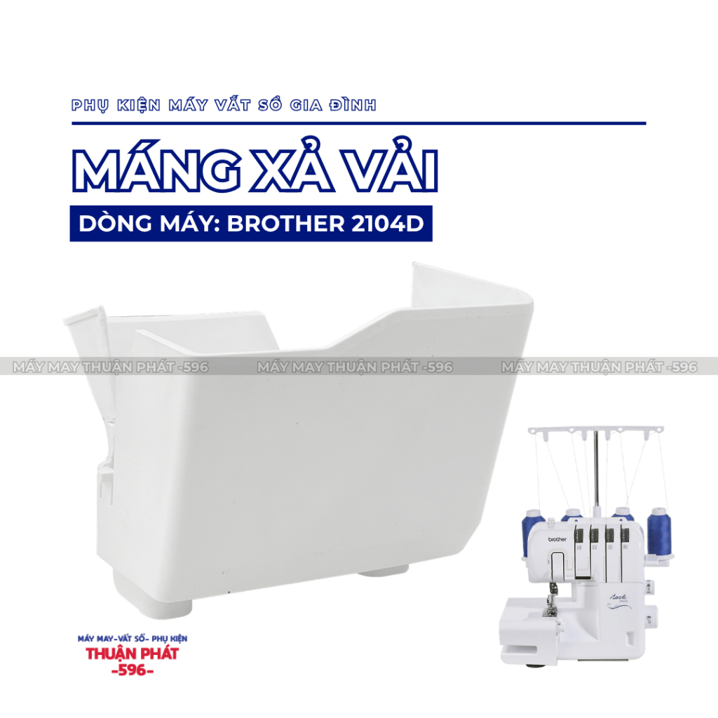 Máng Xả Vải, Đựng Vải Vụn Dành Cho Máy Vắt Sổ BROTHER 2104D