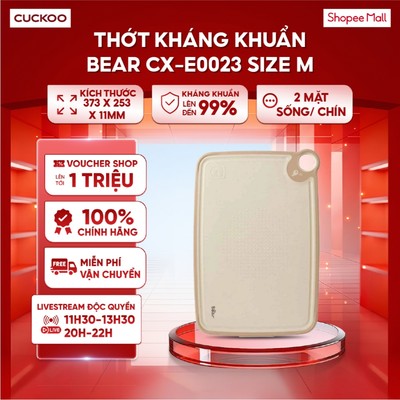 Thớt kháng khuẩn đa năng Bear CX-E0023 size M