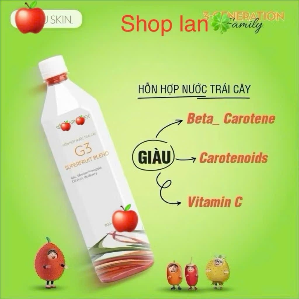 Nước Trái Cây G3 tăng Cường hệ miễn dich