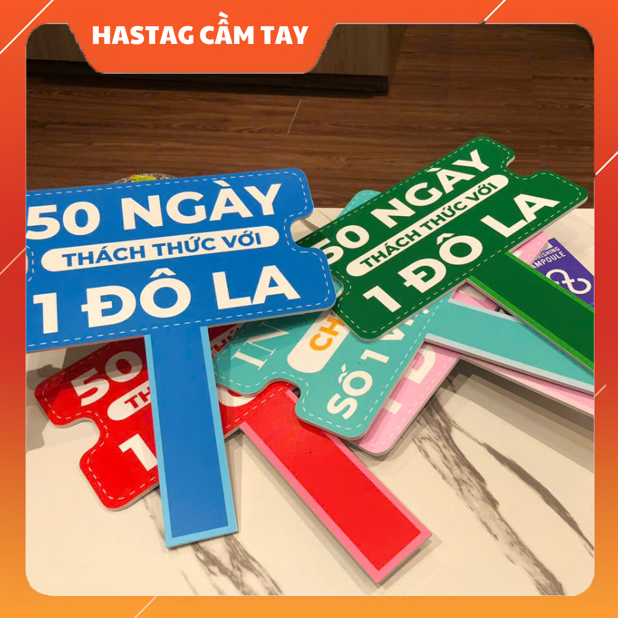 Bảng Hashtag Cầm Tay Sự Kiện, Sinh Nhật, Cưới, Team Building Sắc Nét Theo Yêu Cầu