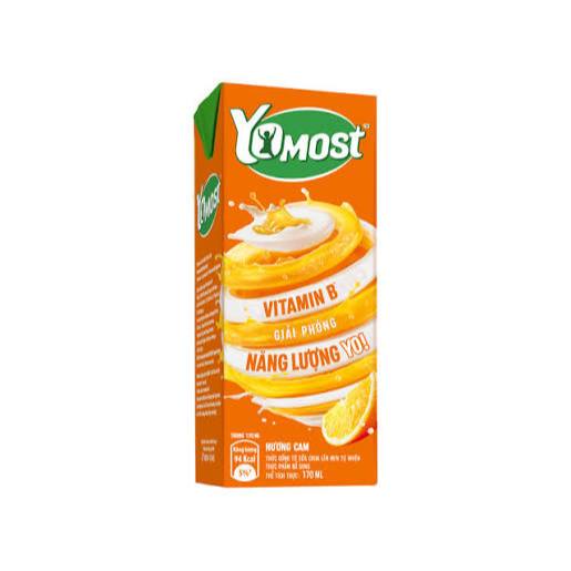 Sữa Yomost Hương Cam 170ml - Thùng 48 hộp