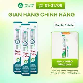 Combo 3 bàn chải đánh răng Ngọc Châu Chuyên gia