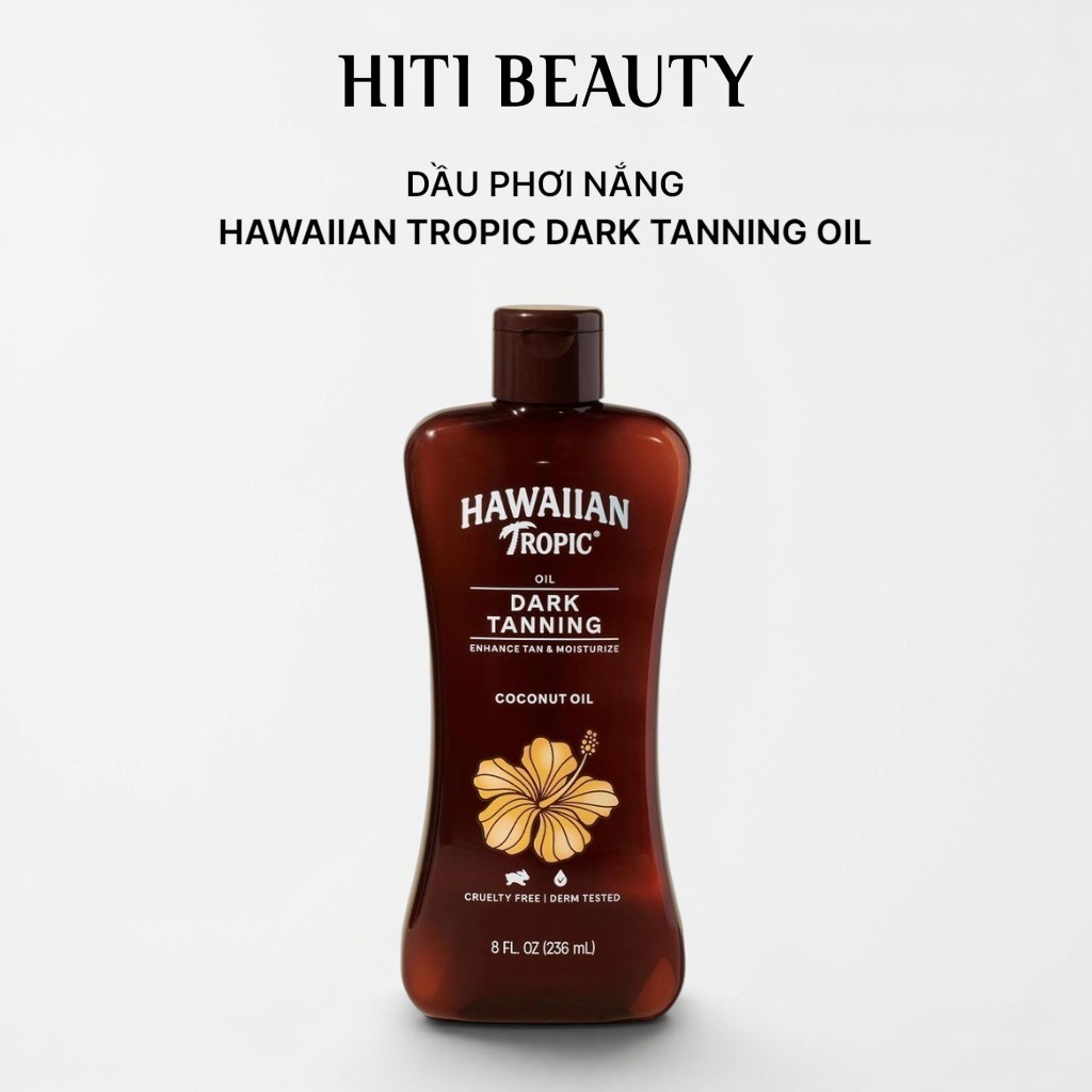 Dầu Phơi Nắng Hawaiian Tropic Dark Tanning Oil 236ml - Tăng Cường Hiệu Quả Rám Nắng