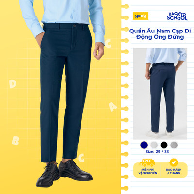 Quần âu nam Yody cạp di động, co giãn, thoải mái khi ngồi lâu TRA - MOTR25A087