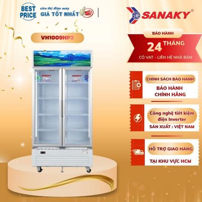 Tủ mát 2 cánh Sanaky Inverter 900 lít VH-1009HP3