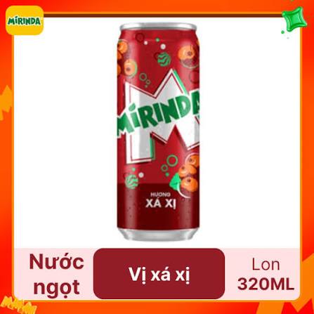 Nước Ngọt Mirinda Xá Xị Lon 330ml - Thùng 24 lon