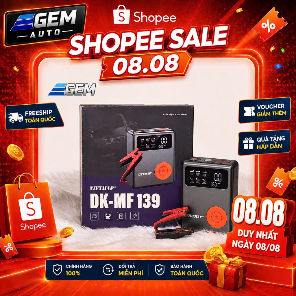 Bộ Kích Bình Bơm Lớp 5 trong 1 VIETMAP DK-MF139 - Hãng Chính Hãng