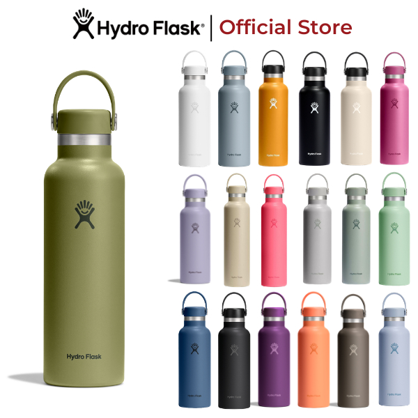 Bình giữ nhiệt Hydro Flask 532ml Standard Flex Cap 18 oz chính hãng, giữ nhiệt tốt, an toàn sức khỏe